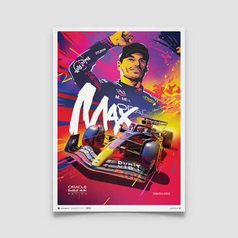Oracle Red Bull Racing - Max Verstappen - 2023 Automobilist Poster