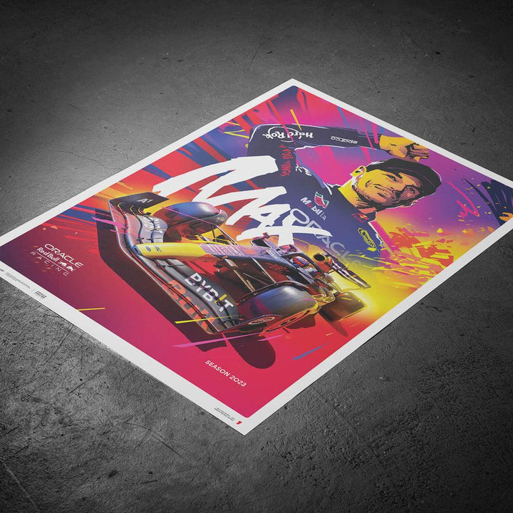 Oracle Red Bull Racing - Max Verstappen - 2023 Automobilist Poster
