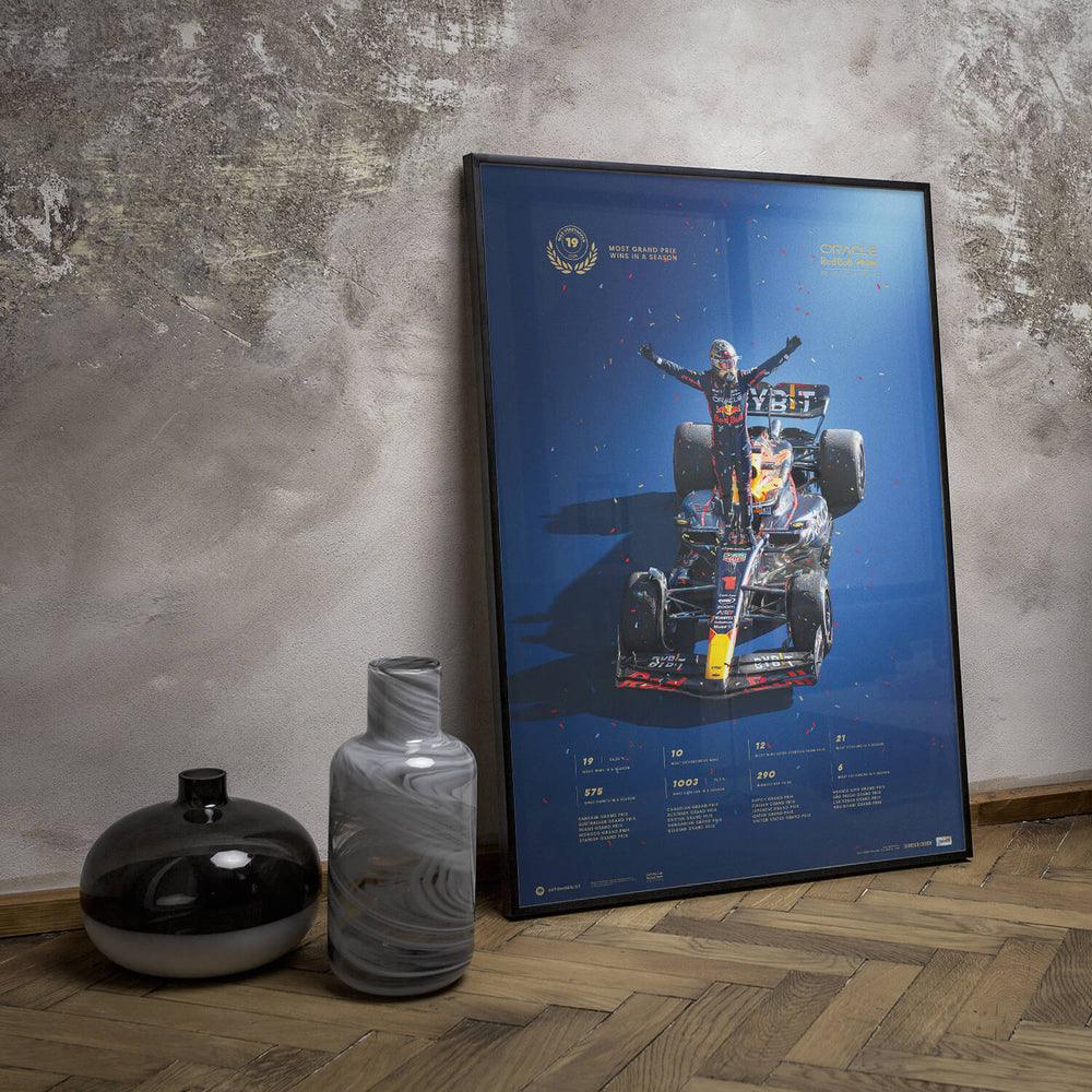 Oracle Red Bull Racing - Max Verstappen - Record-breaking Season - 2023 Collector’s Edition Automobilist Poster