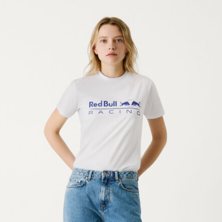 Red Bull Racing by Pepe Jeans - Standard Fit Logo T-shirt (White)