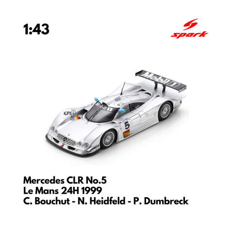 Mercedes CLR No.5 Le Mans 24H 1999 - 1:43 Spark Model Car