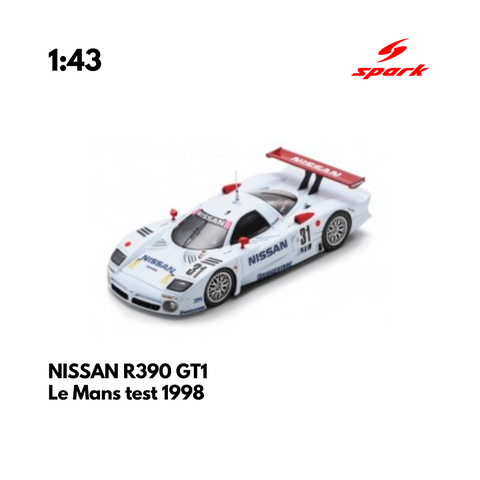 NISSAN R390 GT1 - Le Mans test 1998 - 1:43 Spark Model Car