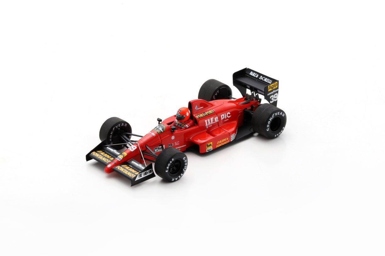 Life L190 No.39 Pre-practice Monaco GP 1990 - Spark Model Car – Driven By