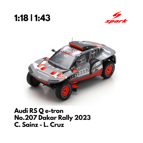 Audi RS Q e-tron Dakar Rally 2023 - Spark Model Car