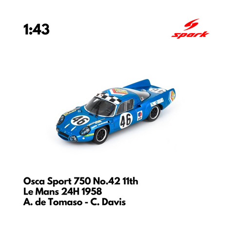 Alpine A210 No.46 Le Mans 24H 1969 - 1:43 Spark Model Car