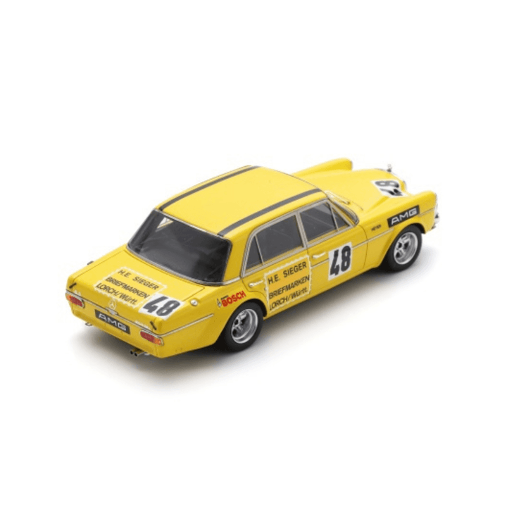 Mercedes-Benz 300 SEL 6.8 AMG No.48 Test Drive Le Mans 24H 1972 - Heritage Spark Model Car