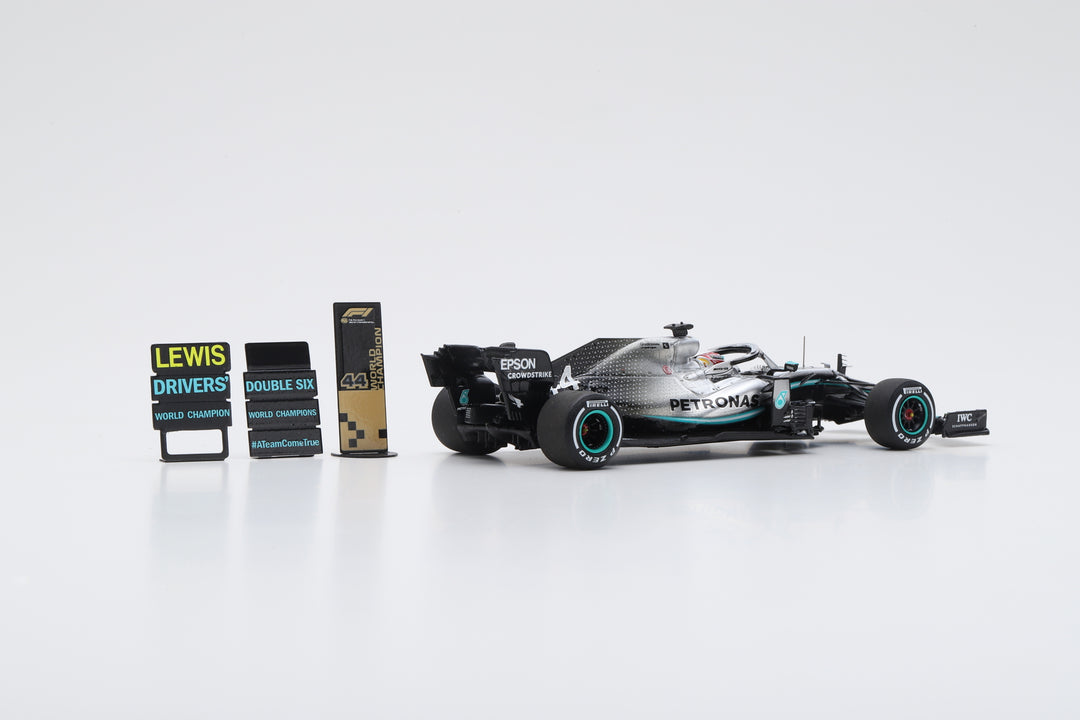 Lewis Hamilton - Mercedes-AMG W10 USGP 6th World Champion Edition - Spark Model Car