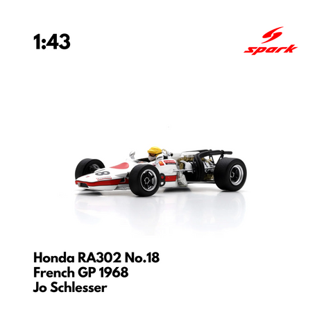 Honda RA302 No.18 French GP 1968 - 1:43 Spark Heritage Model Car