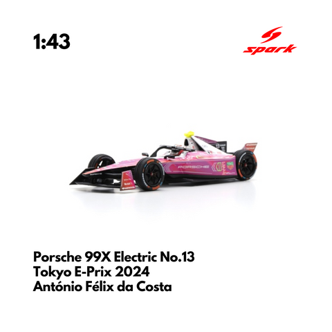 António Félix da Costa Porsche 99X Electric No.13 Tokyo E-Prix 2024 - Spark Model