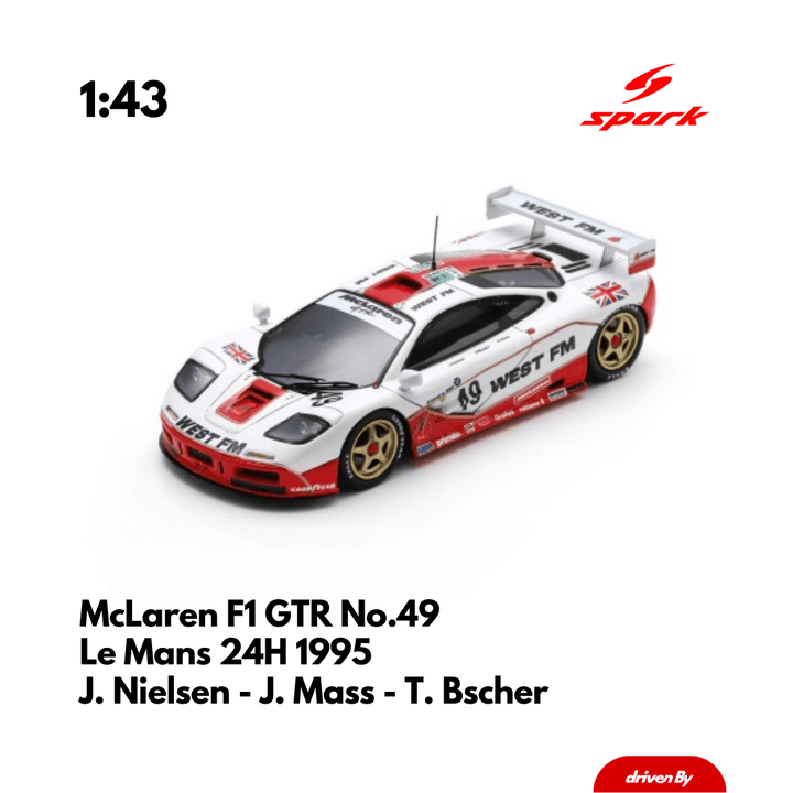 McLaren F1 GTR No.49 Le Mans 24H 1995 - Heritage Spark Model Car