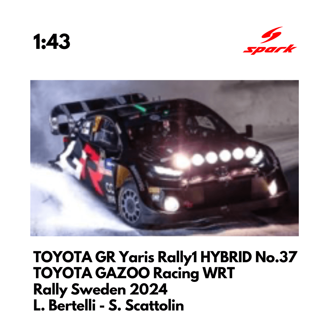 TOYOTA GR Yaris Rally1 HYBRID No.37 TOYOTA GAZOO Racing WRT - Rally Sw ...