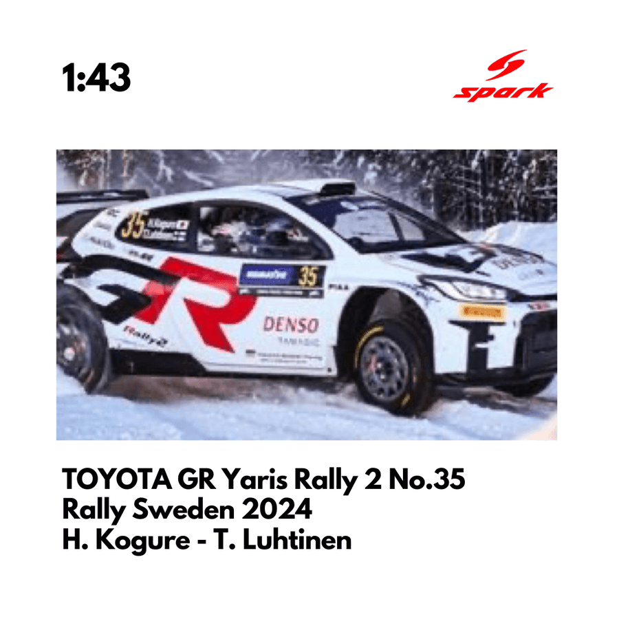 TOYOTA GR Yaris Rally 2 No.35 TOYOTA GAZOO Racing RC2 - Rally Sweden 2 ...