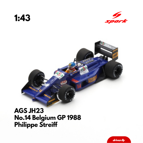 AGS JH23 No.14 Belgium GP 1988 Philippe Streiff - 1/43 Heritage Spark Model Car