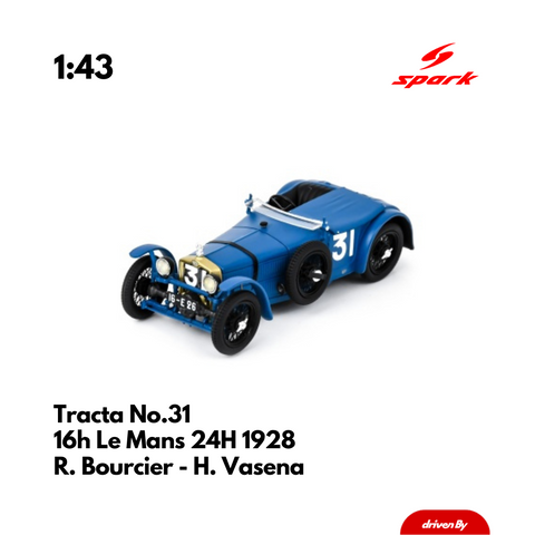 Tracta No.31 16h Le Mans 24H 1928 - Heritage Spark Model Car