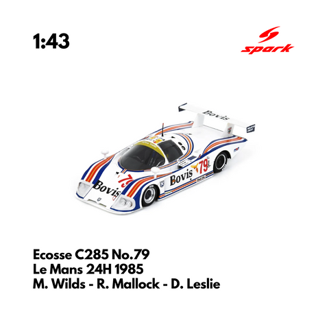 Ecosse C285 No.79 Le Mans 24H 1985 - 1:43 Spark Model Car