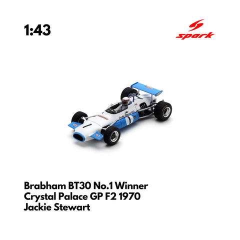 Brabham BT30 No.1 Winner Crystal Palace GP F2 1970 - 1:43 Spark Heritage Model Car