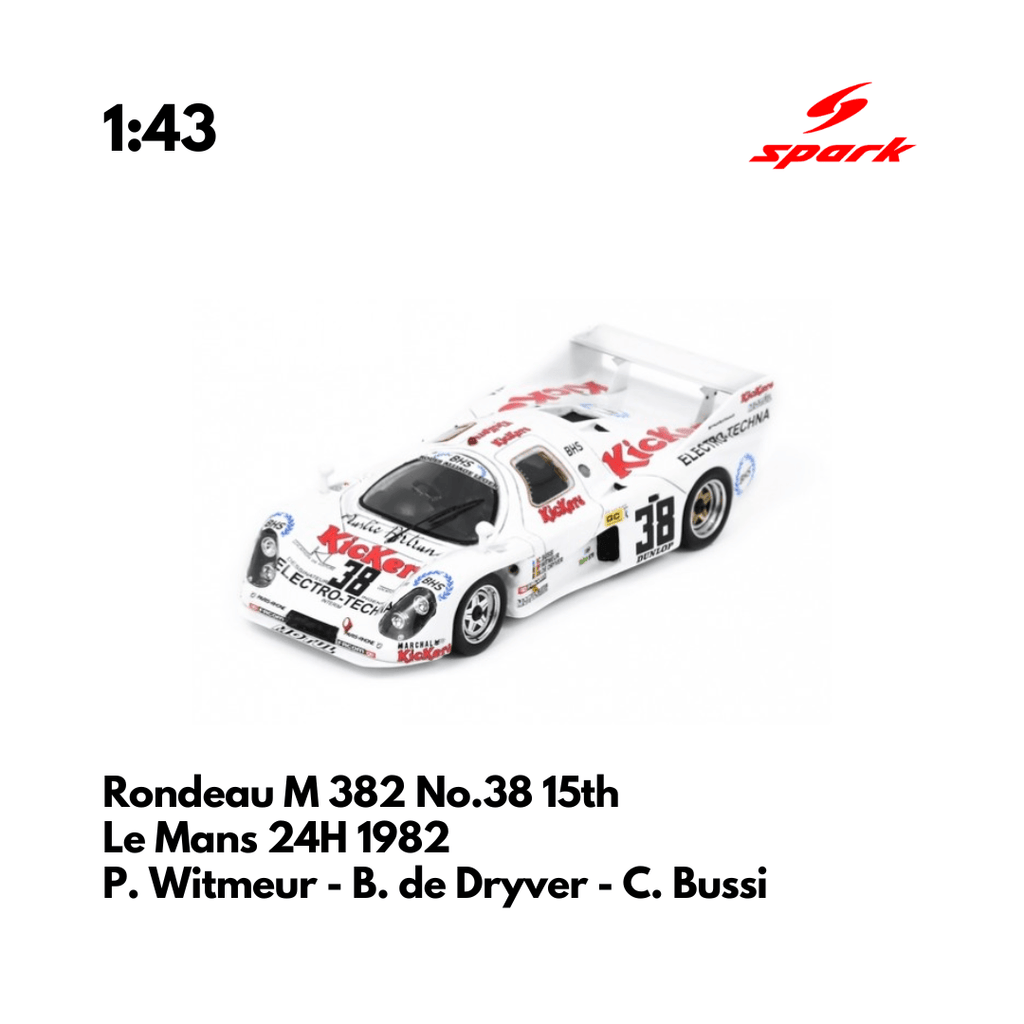SPARK-MODEL S2274 Scale 1/43 | RONDEAU M382 N 11 24h LE MANS 1982 F.MIGAULT - G.SPICE - X SPARK-MODEL S2274 Scale 1/43 | RONDEAU M382 N 11 24h LE MANS 1982 F.MIGAULT - G.SPICE - X