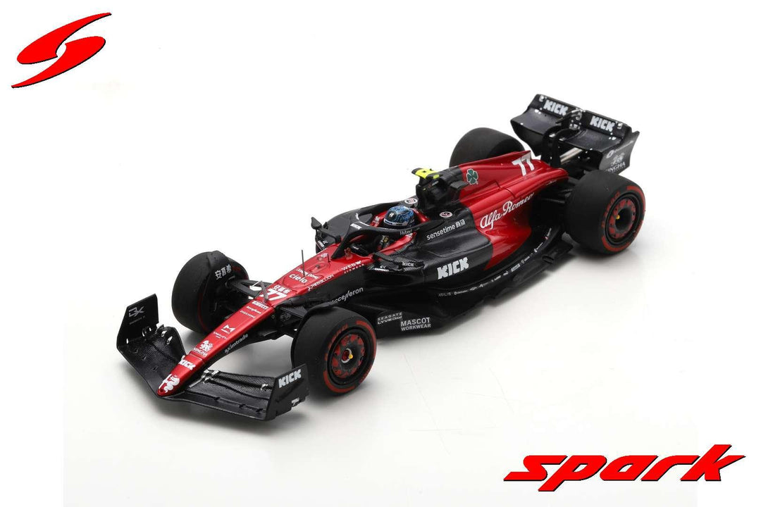 Alfa Romeo C43 - 2023 F1 Model Car Australian GP Valtteri Bottas & Zhou GuanYu - Spark Model