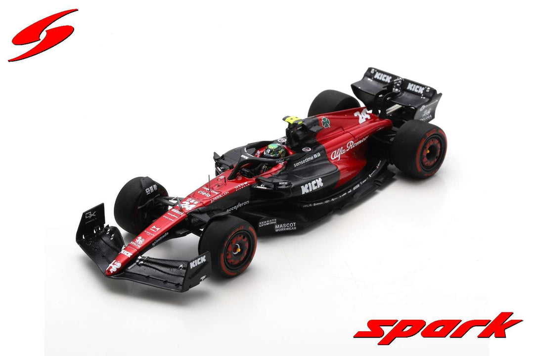 Alfa Romeo C43 - 2023 F1 Model Car Australian GP Valtteri Bottas & Zhou GuanYu - Spark Model
