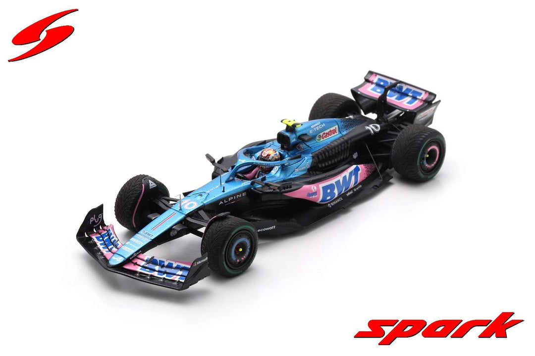 Alpine A523 | 2023 Monaco GP F1 Model Car Pierre Gasly & Esteban Ocon Spark Model