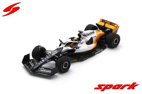 McLaren MCL60 | Triple Crown Livery Monaco GP 2023 Model Car Lando Norris & Oscar Piastri - Spark Model