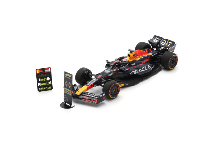 Red Bull Racing RB19 | World Champion Qatar GP 2023 Max Verstappen Model Car - Spark Model