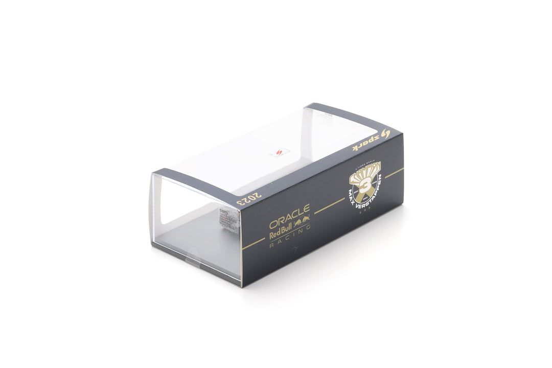 Red Bull Racing RB19 | World Champion Qatar GP 2023 Max Verstappen Model Car - Spark Model