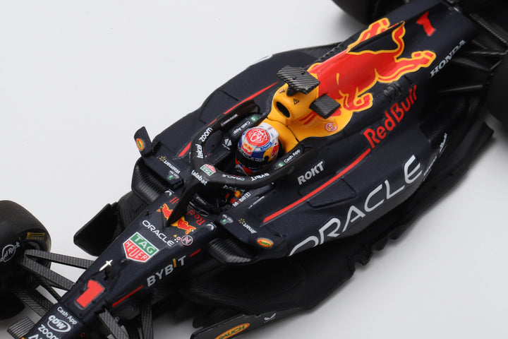 Red Bull Racing RB19 | World Champion Qatar GP 2023 Max Verstappen Model Car - Spark Model