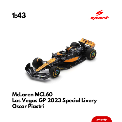 Mclaren MCL60 - US Las Vegas GP Lando Norris & Oscar Piastri - Model Car - SPARK MODEL