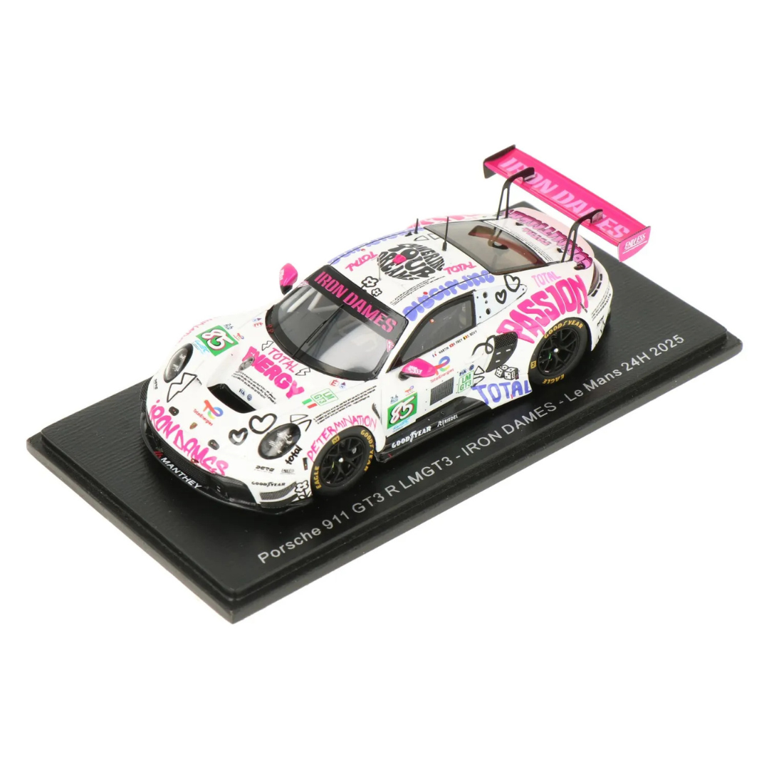 Porsche 911 GT3 R LMGT3 No.85 IRON DAMES Le Mans 24H 2025 - Spark Model Car