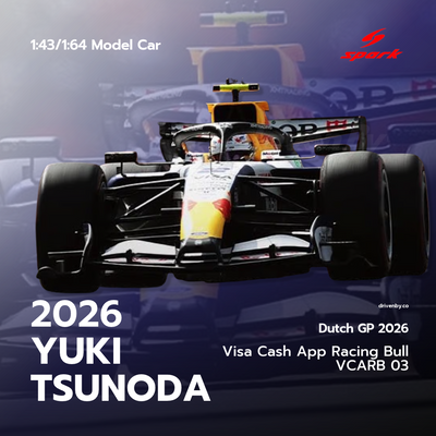 Yuki Tsunoda VCARB 03 Dutch GP 2026 - Spark Model Car