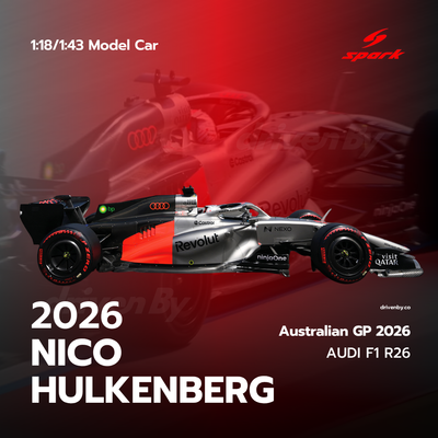 Nico Hulkenberg Audi Revolut F1 Team R26 No.27 Australian GP 2026 - Spark Model Car