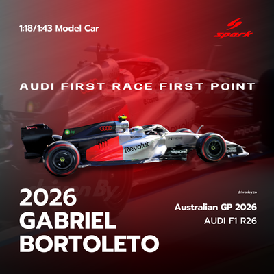 Gabriel Bortoleto Audi Revolut F1 Team R26 No.5 Australian GP 2026 - Spark Model Car