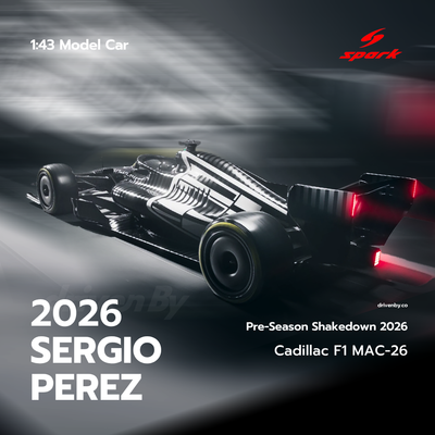 Sergio Perez Cadillac Formula 1 Team MAC-26 Barcelona Pre-Season Shakedown 2026 - Spark Model Car
