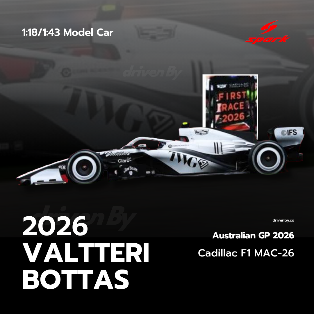 Valtteri Bottas Cadillac F1 Team MAC-26 No.77 Australian GP 2026 - Spark Model Car