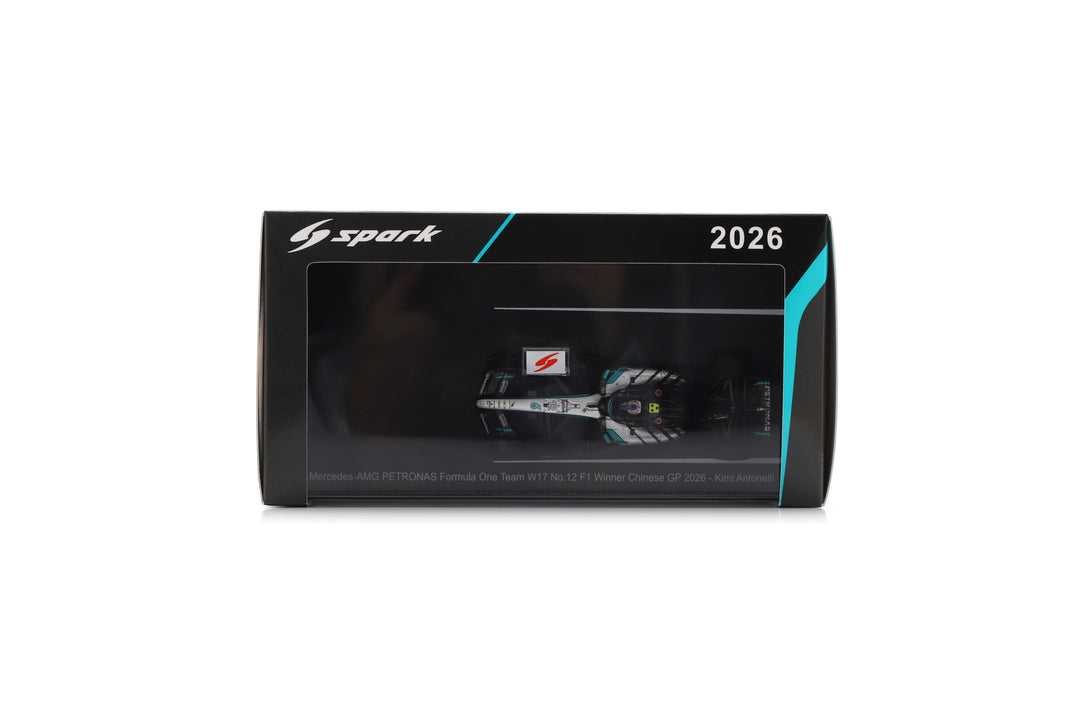 Kimi Antonelli Mercedes-AMG PETRONAS Formula One Team W17 No.12 Winner Chinese GP 2026 - Spark Model Car