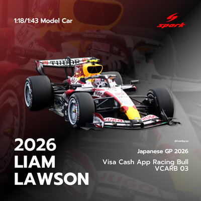 Liam Lawson Japanese GP 2026 Visa Cash App Racing Bulls F1 Team VCARB 03 - Spark Model Car