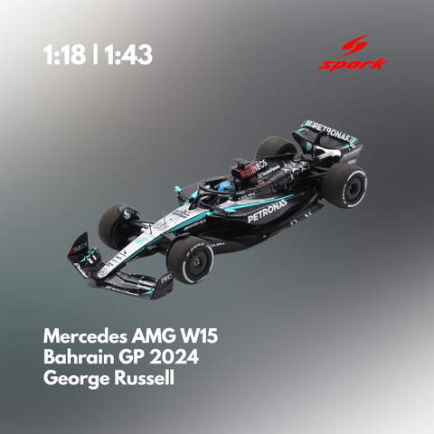 Mercedes AMG W15 - Season 2024 George Russell Model Car - Spark Model