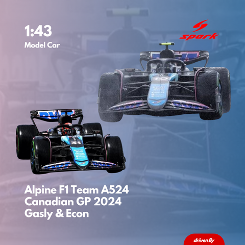 Alpine F1 Team A524 Canadian GP 2024 Pierre Gasly / Esteban Ocon Model Car - Spark Model