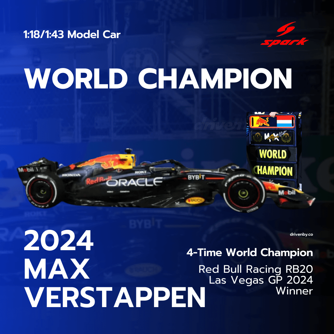 Max Verstappen Las Vegas GP 2024 F1 World Champion Red Bull Racing RB20 ...