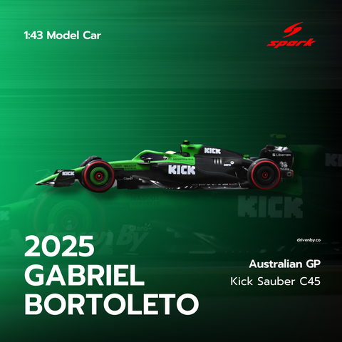 Gabriel Bortoleto – Australian GP 2025 Stake F1 Team Kick Sauber C45 Model Car - Spark Model