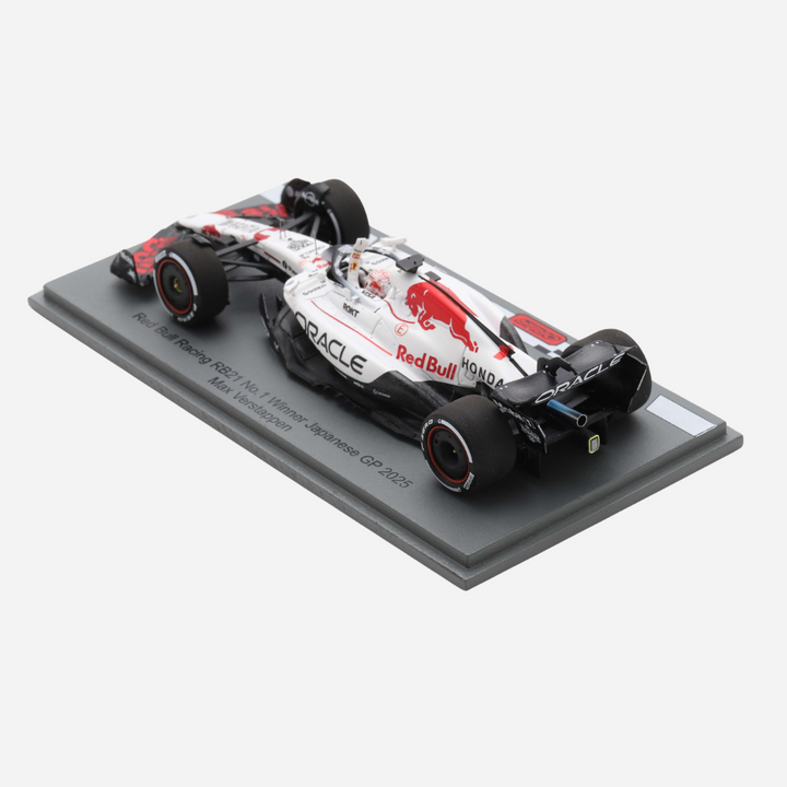 Max Verstappen - Red Bull RB21 Japanese GP 2025 Winner - Special Livery Model Car - Spark Model