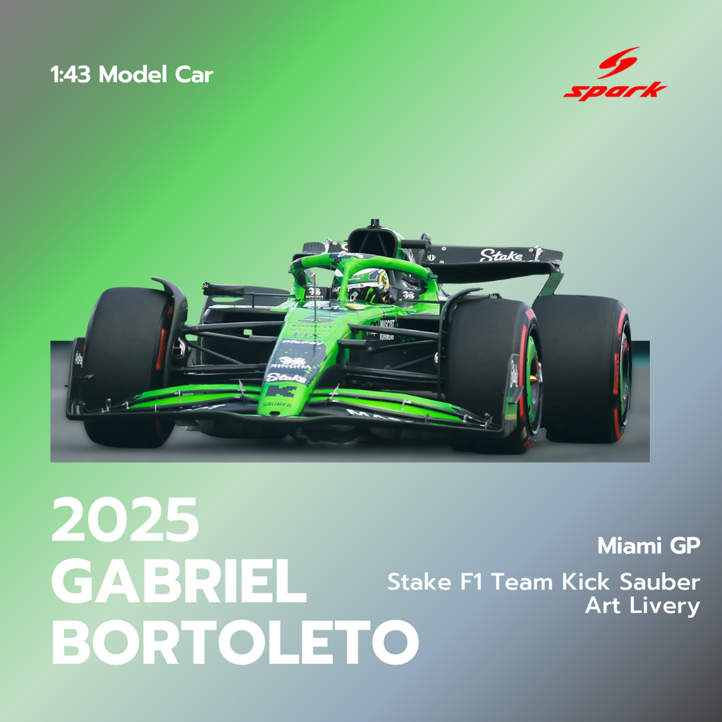 Gabriel Bortoleto – Miami GP 2025 Stake F1 Team Kick Sauber C45