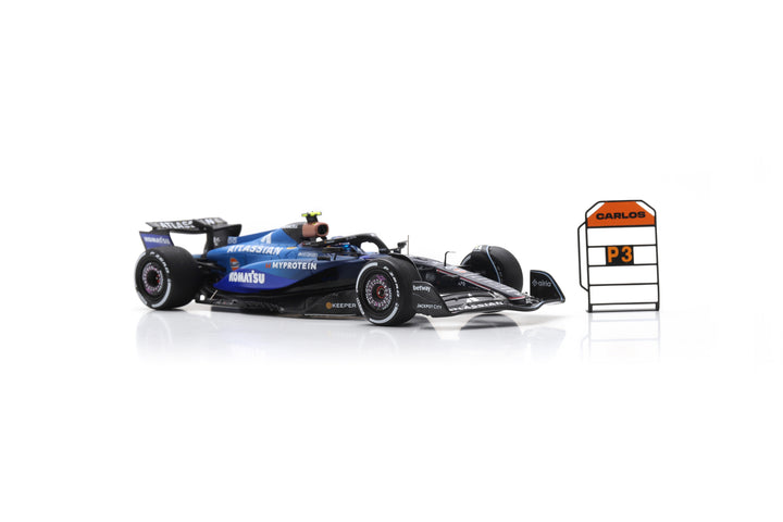 Carlos Sainz Azerbaijan GP 2025 3rd Williams Racing FW47 Model Car - Spark Model