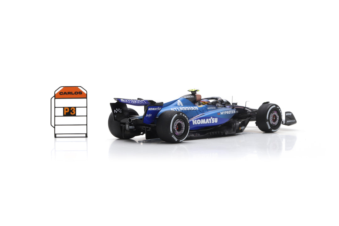 Carlos Sainz Azerbaijan GP 2025 3rd Williams Racing FW47 Model Car - Spark Model