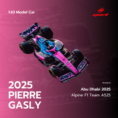 Pierre Gasly Abu Dhabi GP 2025 BWT Alpine F1 A525 Model Car - Spark Model