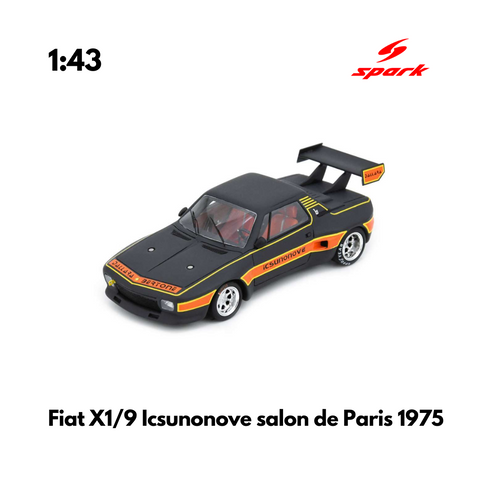 Fiat X1/9 Icsunonove salon de Paris 1975 - 1/43 Heritage Spark Model Car