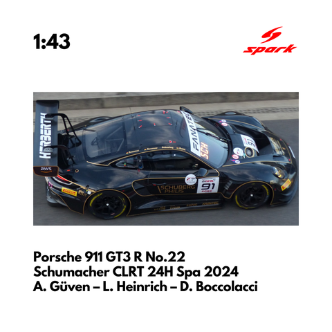 Porsche 911 GT3 R (992) No.91 Herberth Motorsport 24H Spa 2024 - Spark Model Car