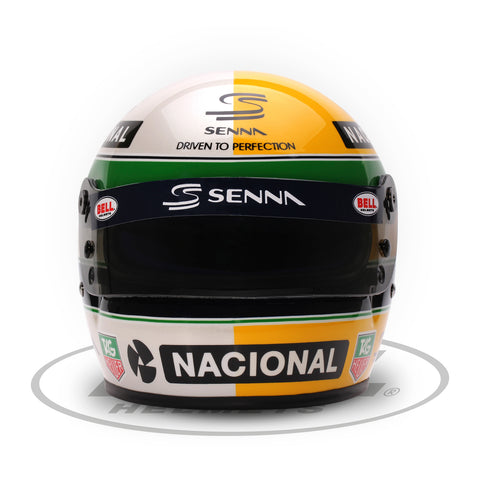 Ayrton Senna 30 Years Legacy - BELL 1:2 Mini Model Helmet