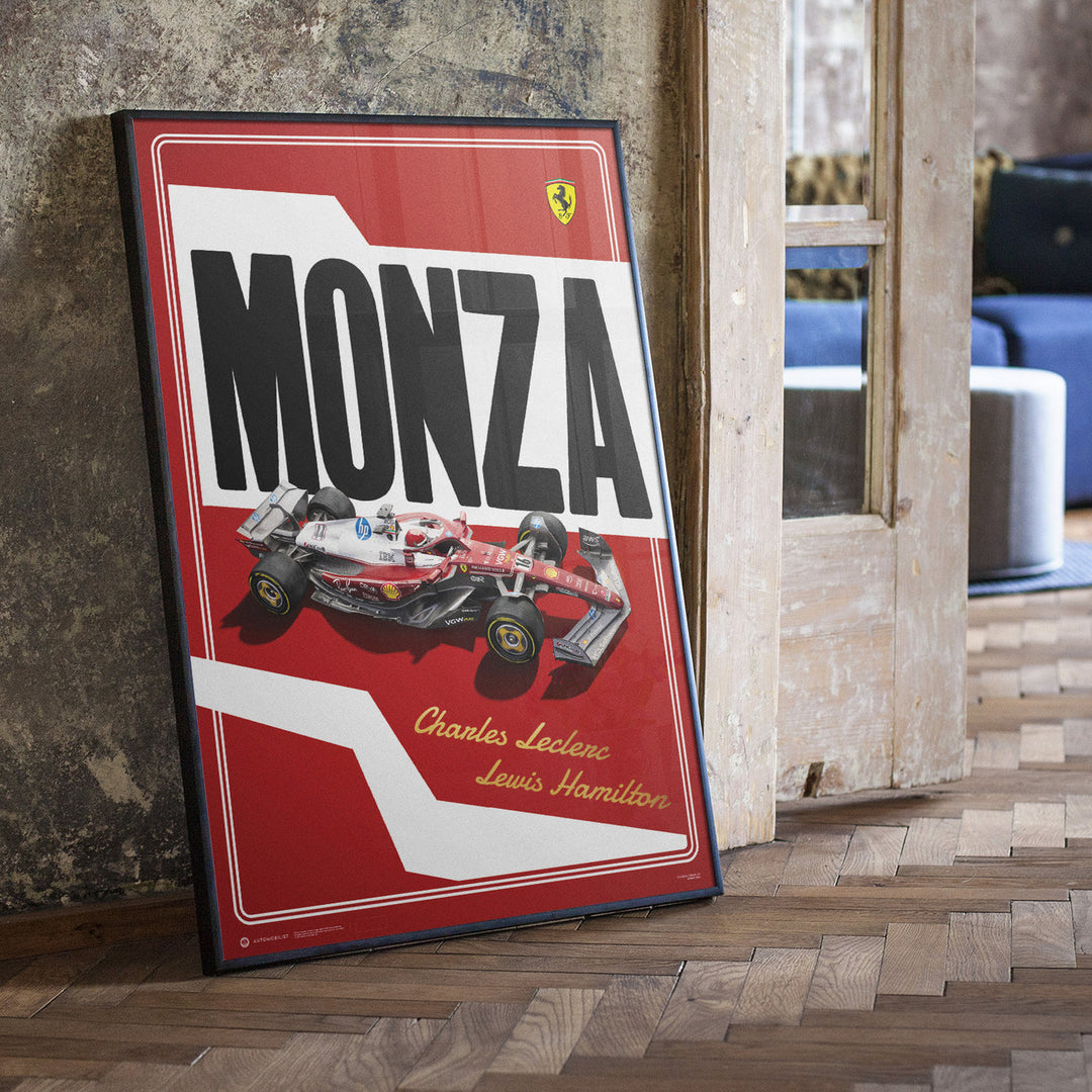 Scuderia Ferrari HP - SF-25 Monza special livery 2025 | Automobilist Official Poster